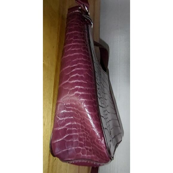 Nine West Boysenberry Colby Crossbody - Snake Embossed Satchel / Crossbody, NEW - Picture 6 of 13